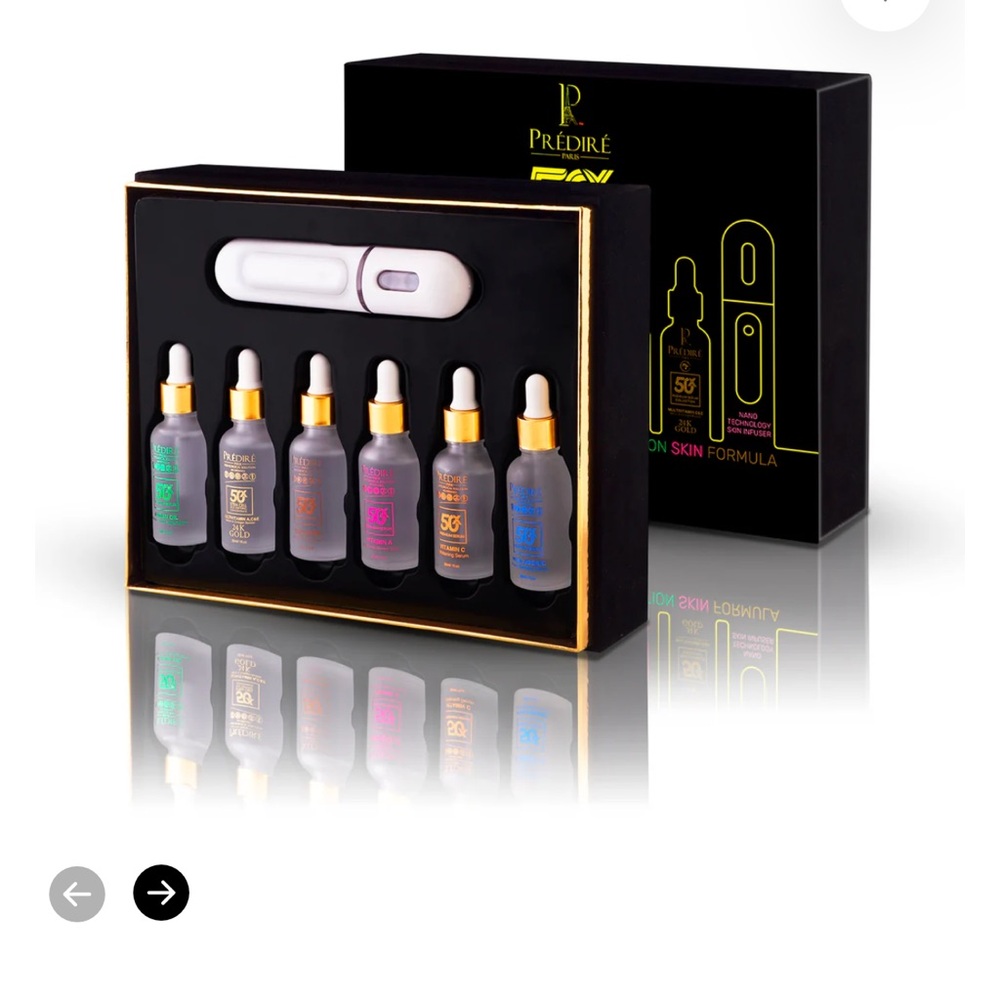 LED Skin Rejuvenation Serum Set - Multicolor